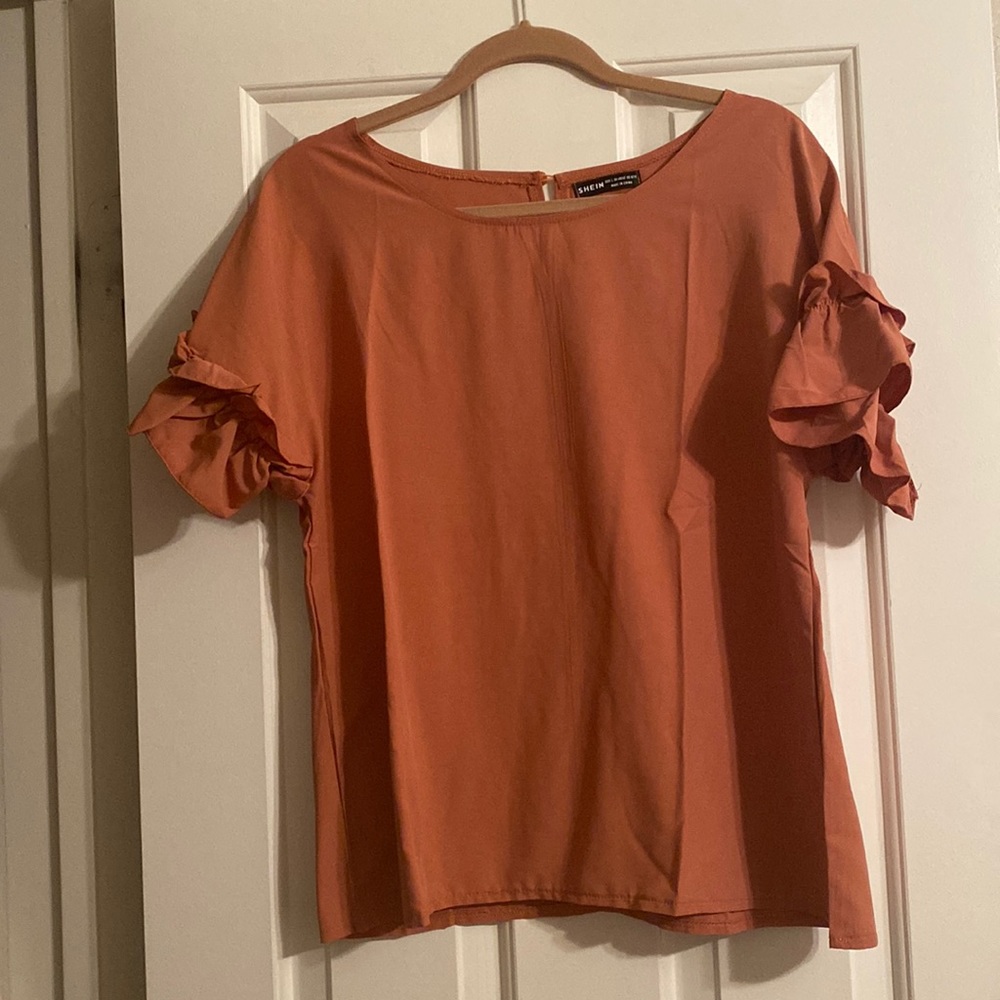 Burnt Orange Blouse